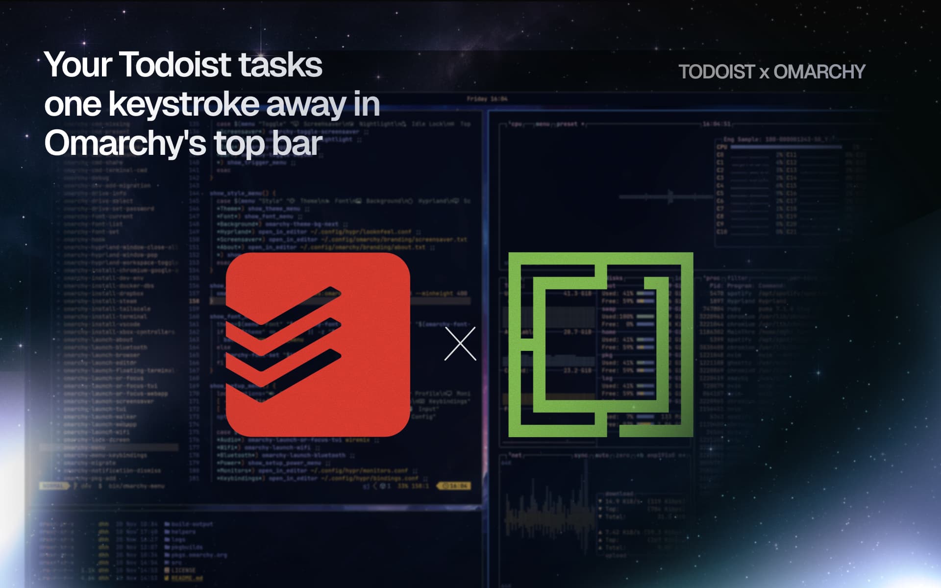 Todoist for Omarchy: Putting Your Tasks Back in the Bar